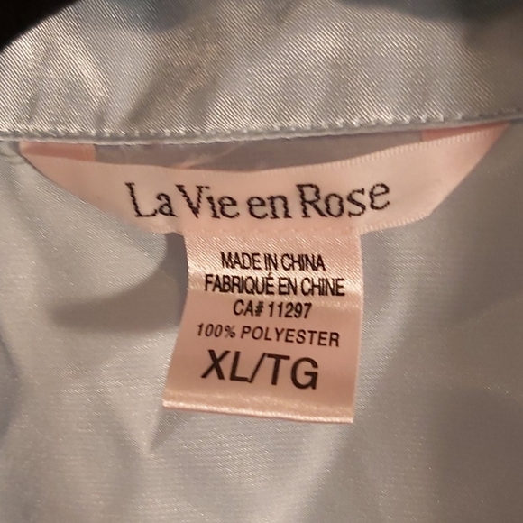 La Vie En Rose satin pajama top - Picture 5 of 5